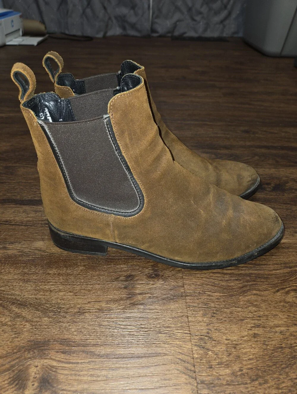 Thursday Boot Company Brown Suede Leather Chelsea Boots 10